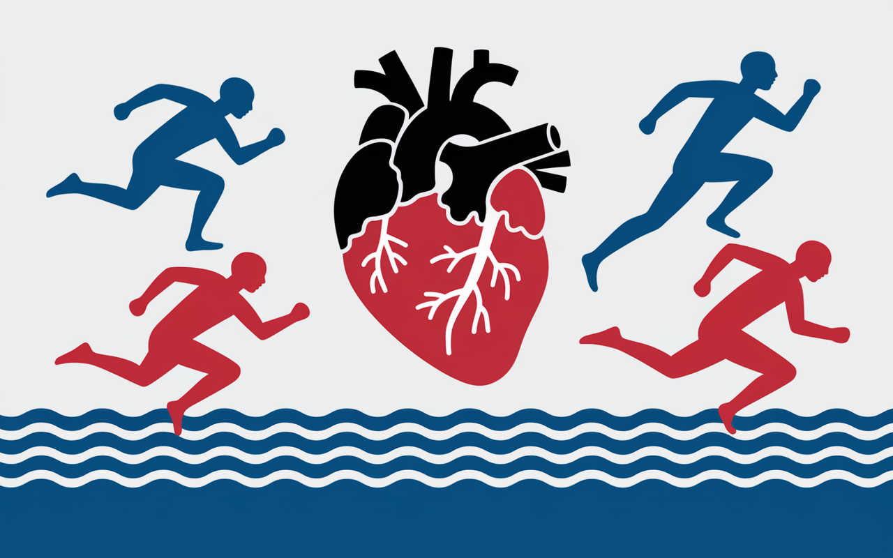 schema sport cardio explication coeur poumons