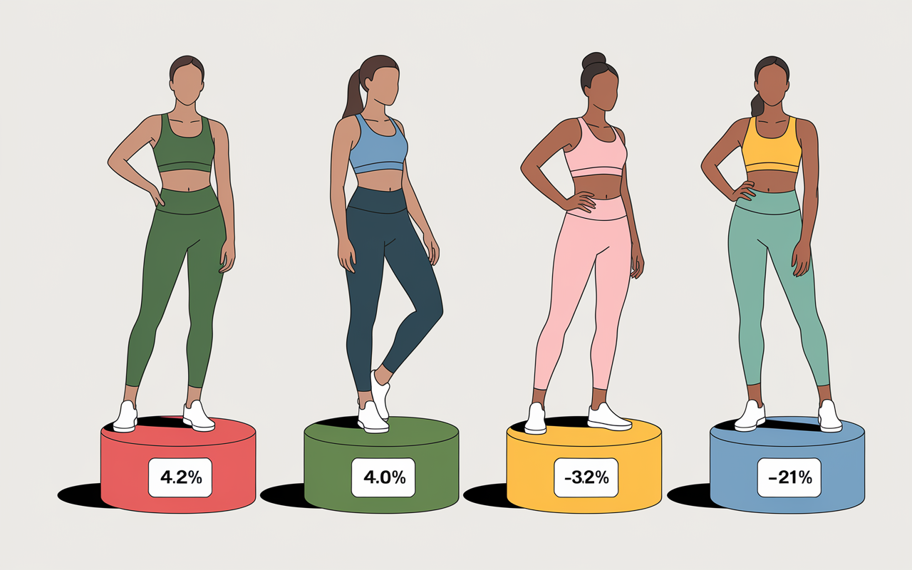 comparatif 4 leggings anti-cellulite perte cm avis notes
