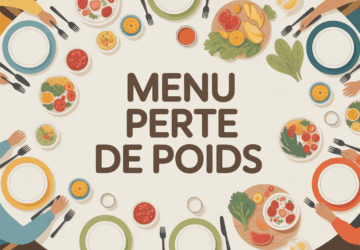 Menus perte de poids : trouver l’équilibre sans frustration