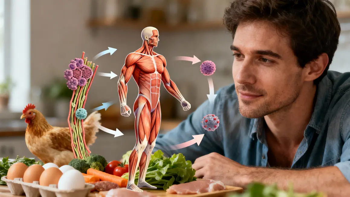 Schéma anabolisme musculation nutrition