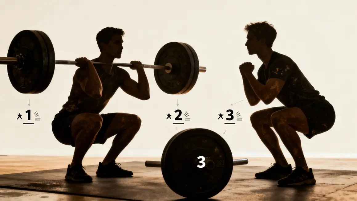 Comparaison avantages back squat et front squat en musculation