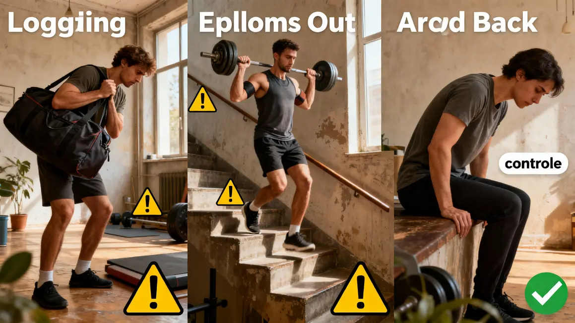 Correction erreurs contrôle barre au front musculation