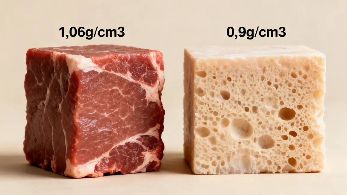 blocs densité muscle graisse prise de poids