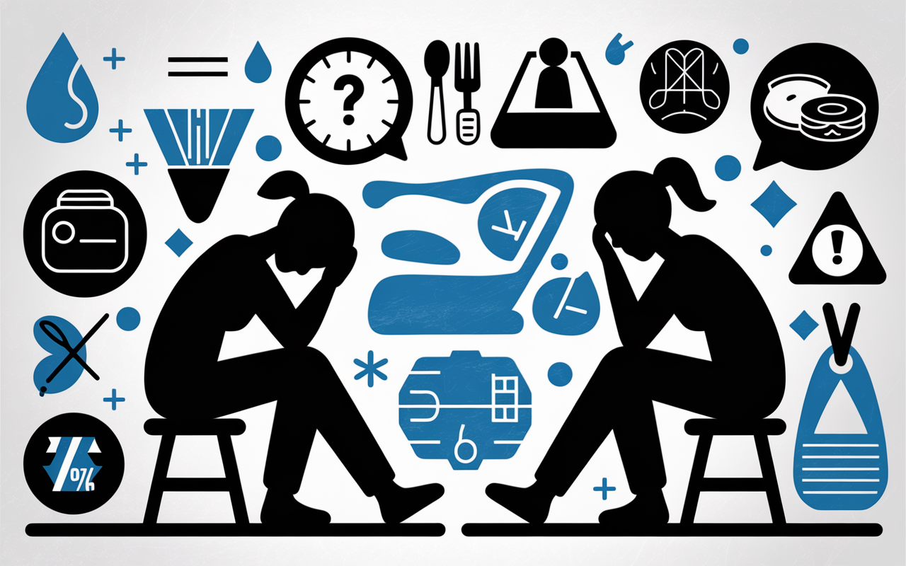 omad avis risques silhouttes fatiguees