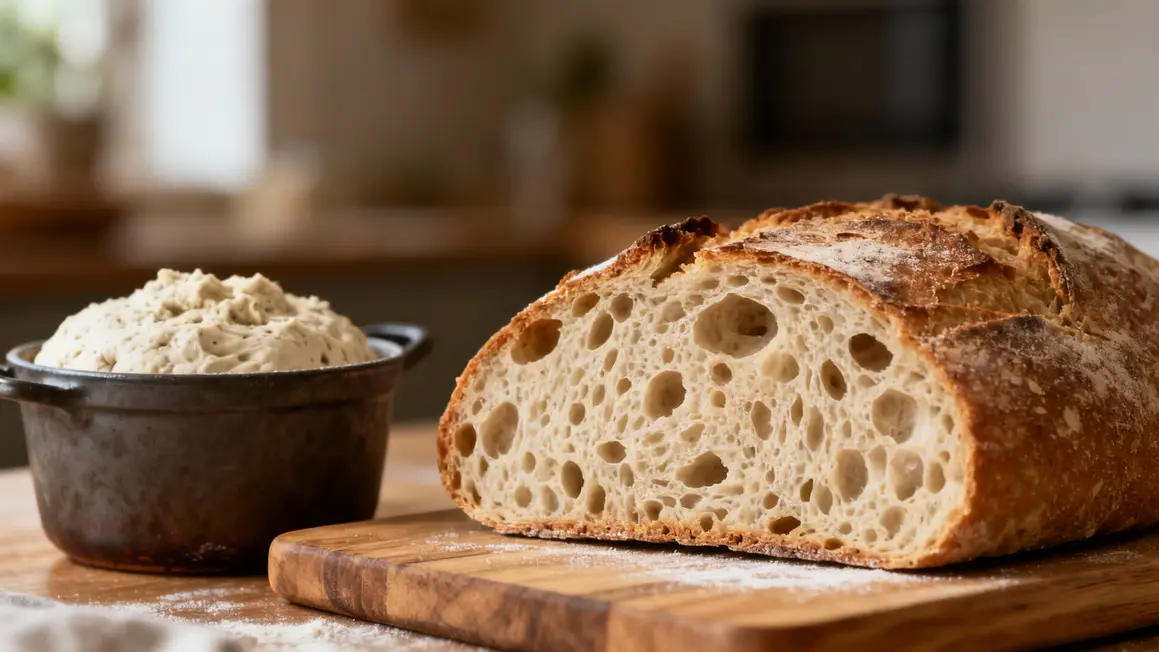 Pain au levain naturel rusticité et digestion améliorée