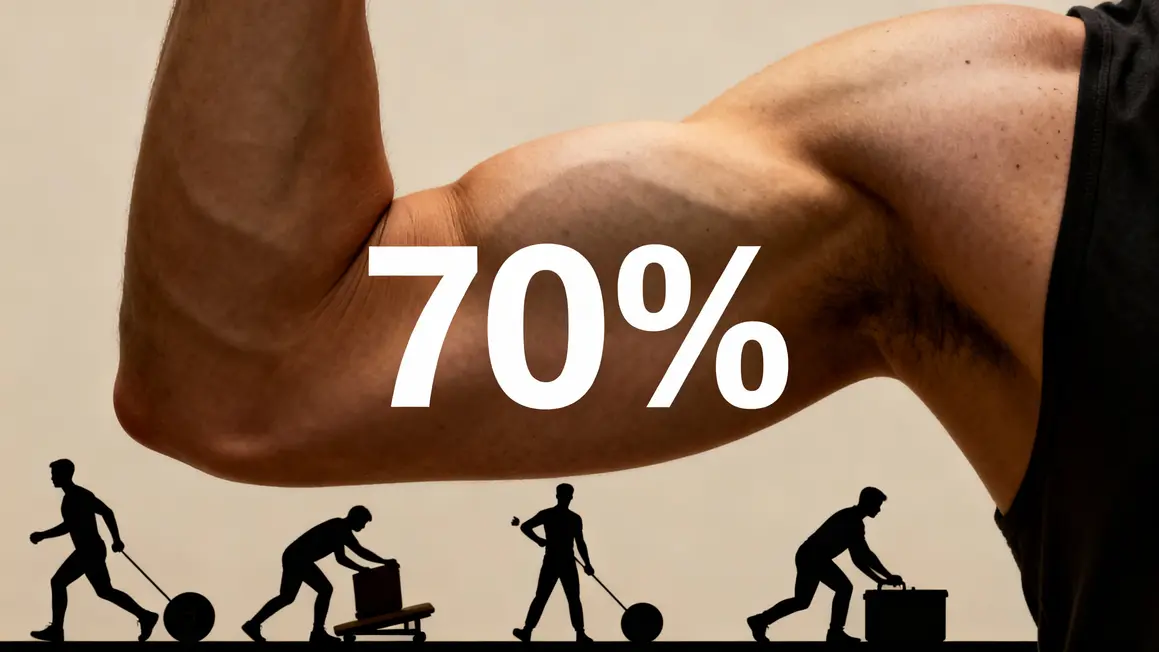 schéma triceps bras stylisé 70 pourcent