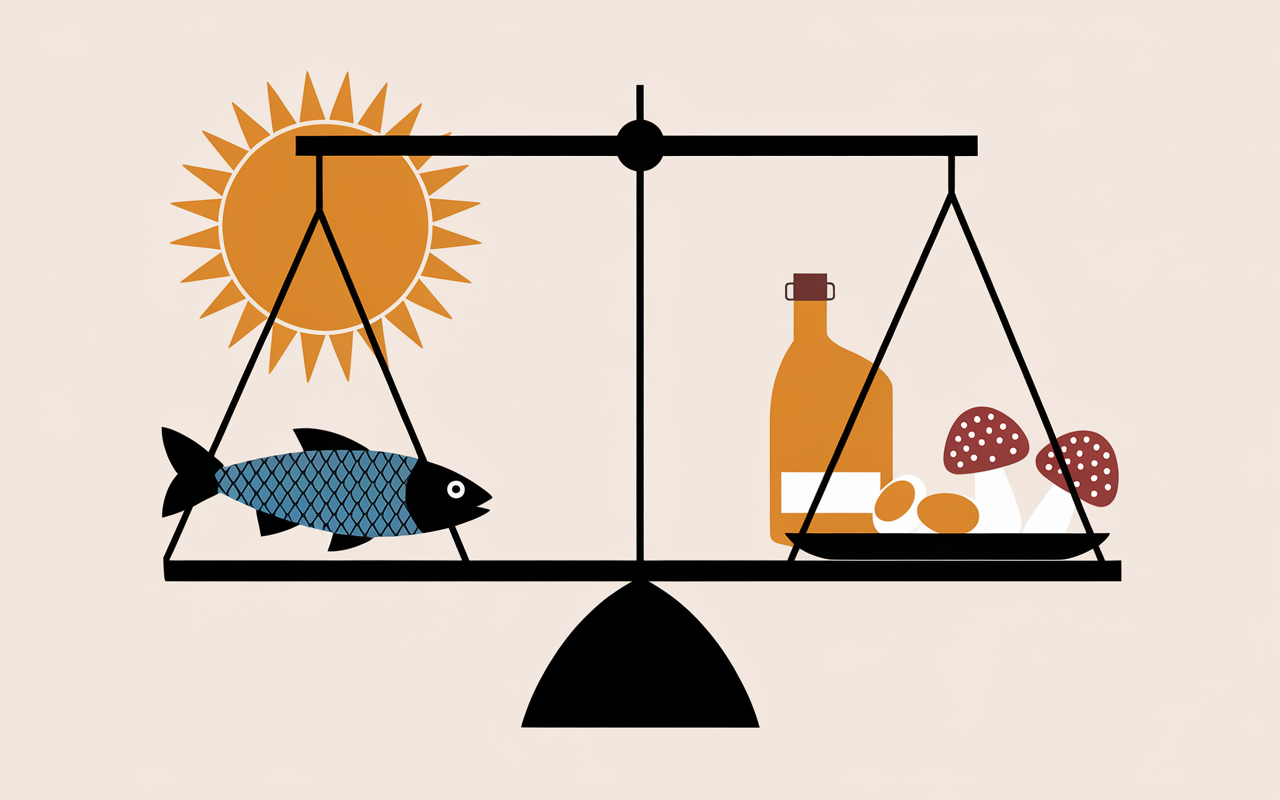 vitamine d et graisse abdominale balance soleil aliments compléments
