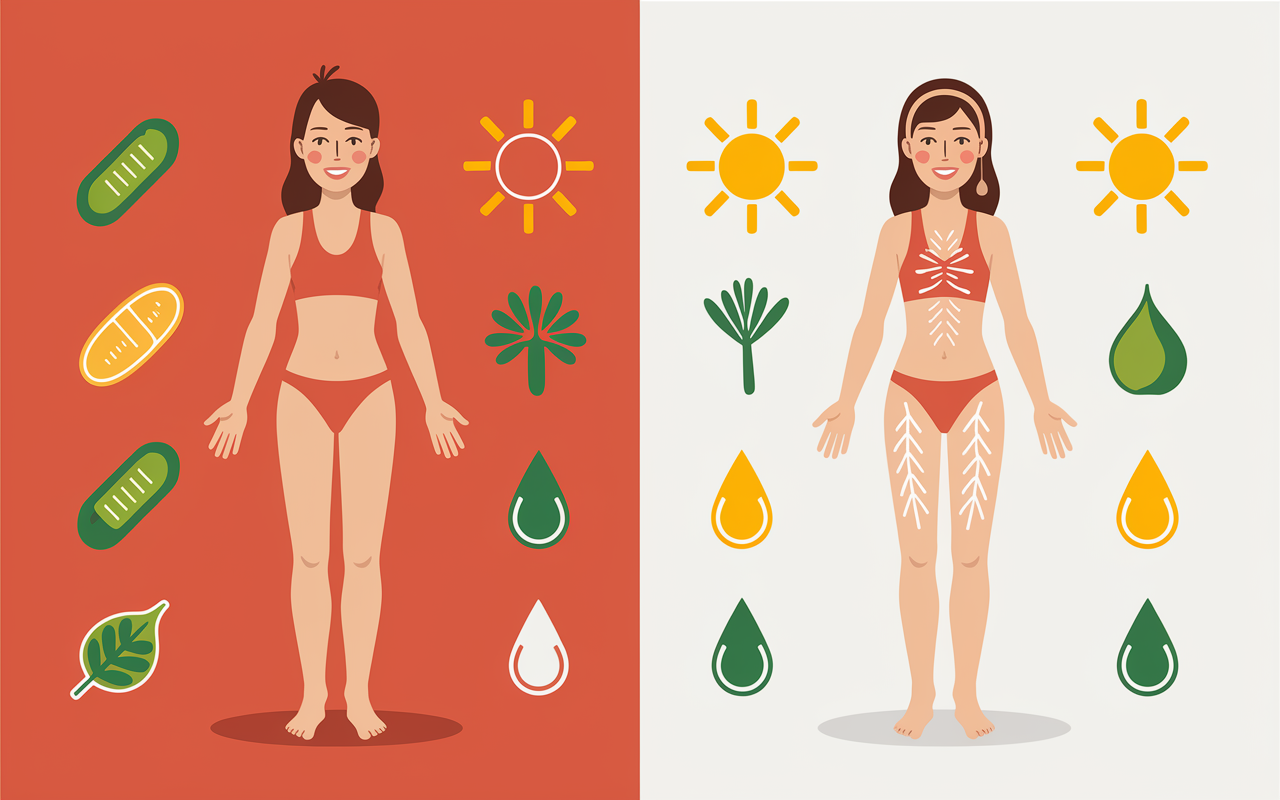 vitamine e et cheveux comparatif meches