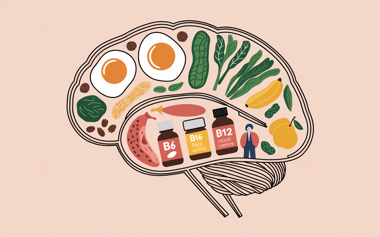 vitamine pour la memoire et concentration sources alimentaires B6 B12