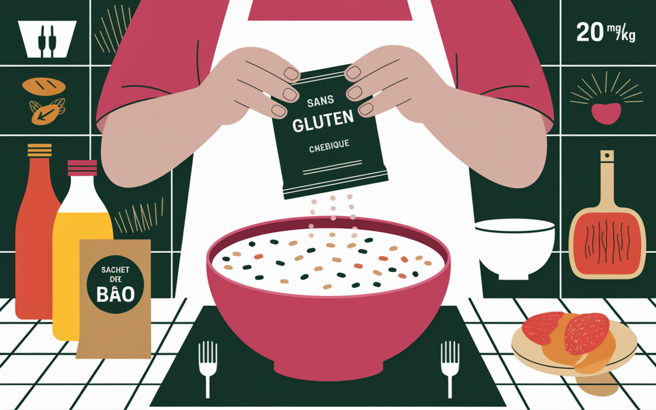 y a t il du gluten dans l avoine flocons bol symbole
