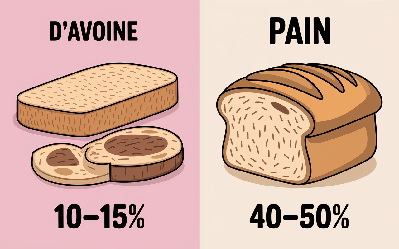 tableau ya t il du gluten dans l avoine flocons seigle
