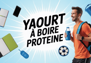 Yaourt à boire protéiné : allié pratique pour satiété et récupération musculaire