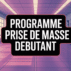 Programme prise de masse débutant : le socle idéal pour gagner du muscle