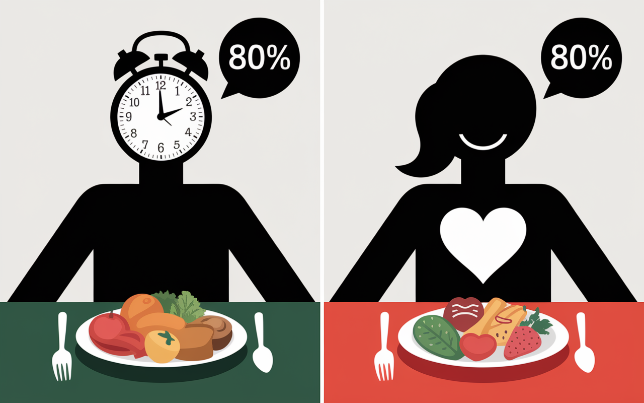 comment arreter de manger faim physiologique emotionnelle silhouettes