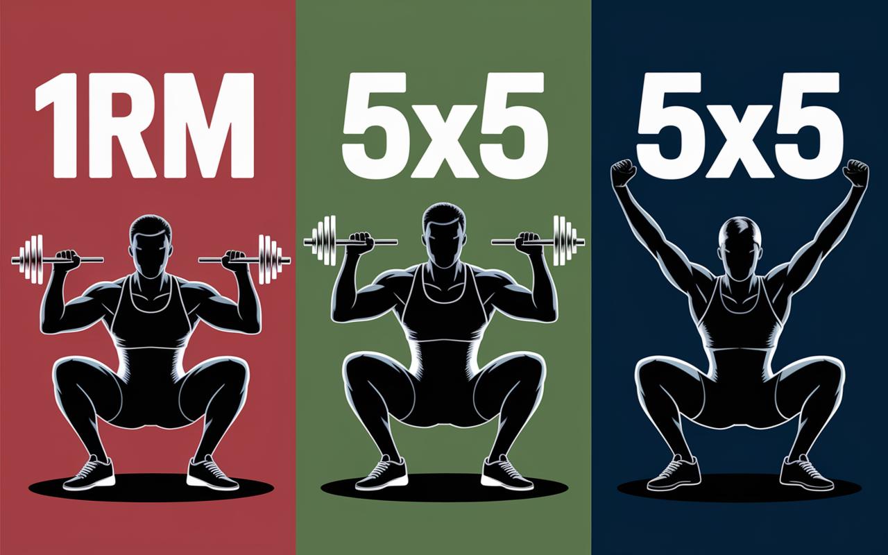 Force musculation squat développé soulevé