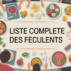Liste des féculents à imprimer pour une organisation simple et saine Liste des féculents à imprimer pour une organisation simple et saine