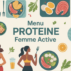 Menu régime protéiné 2 semaines : plan alimentaire équilibré pour résultats visibles