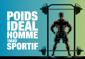 Poids idéal homme 1m80 sportif : repères essentiels pour s’évaluer