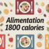 1800 calories par jour : repères, profils types et journées alimentaires équilibrées