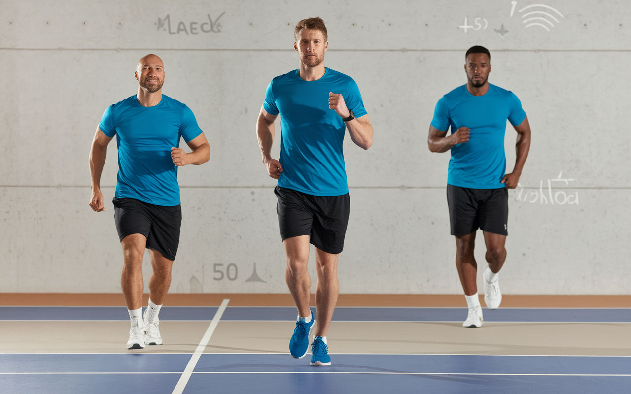 Homme portant vetement musculation pour homme technique