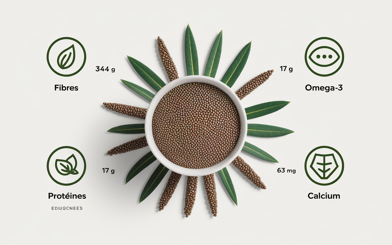 graine de chia perte de poids infographie