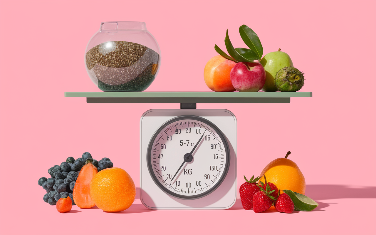 graine de chia perte de poids balance fruits