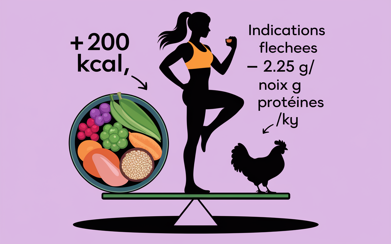 prise de masse femme nutrition balance