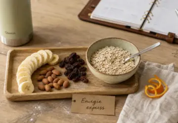 Banane, avoine ou fruits secs : quel aliment donne de l’énergie rapidement selon le moment ?