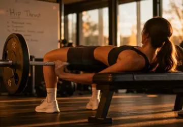 Hip thrust, fentes et RDL : les exercices qui recrutent vraiment les fessiers