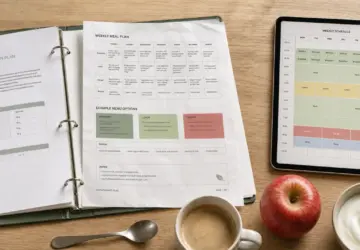 Plan alimentaire nutritionniste PDF : menus types, carnet de suivi et adaptations utiles