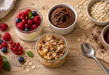 5 desserts régime fruités ou chocolatés, faciles et rassasiants